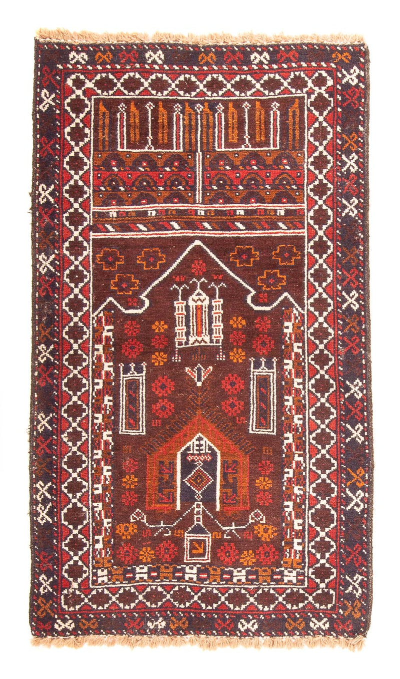 Tappeto Belutsch - 127 x 80 cm - marrone