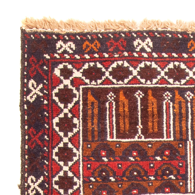 Tappeto Belutsch - 127 x 80 cm - marrone