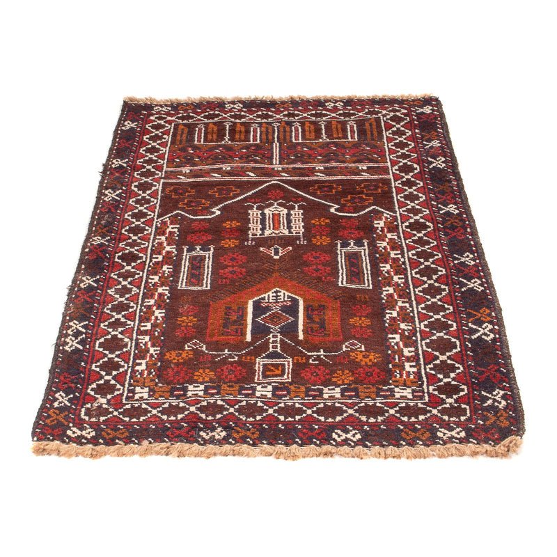Tappeto Belutsch - 127 x 80 cm - marrone
