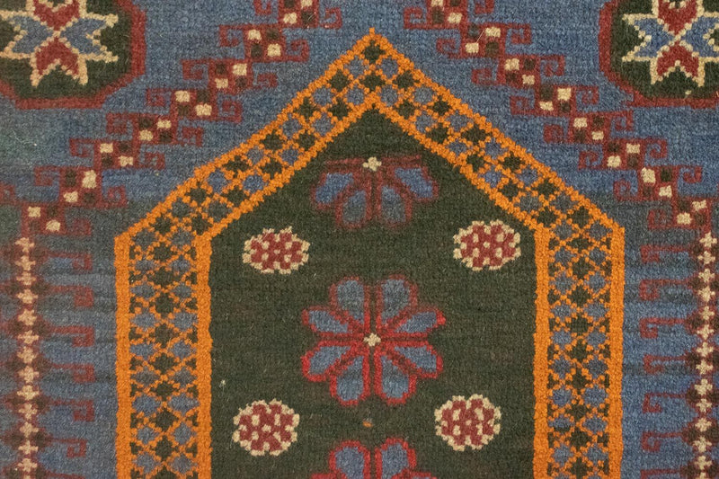 Tappeto Belutsch - 134 x 81 cm - blu
