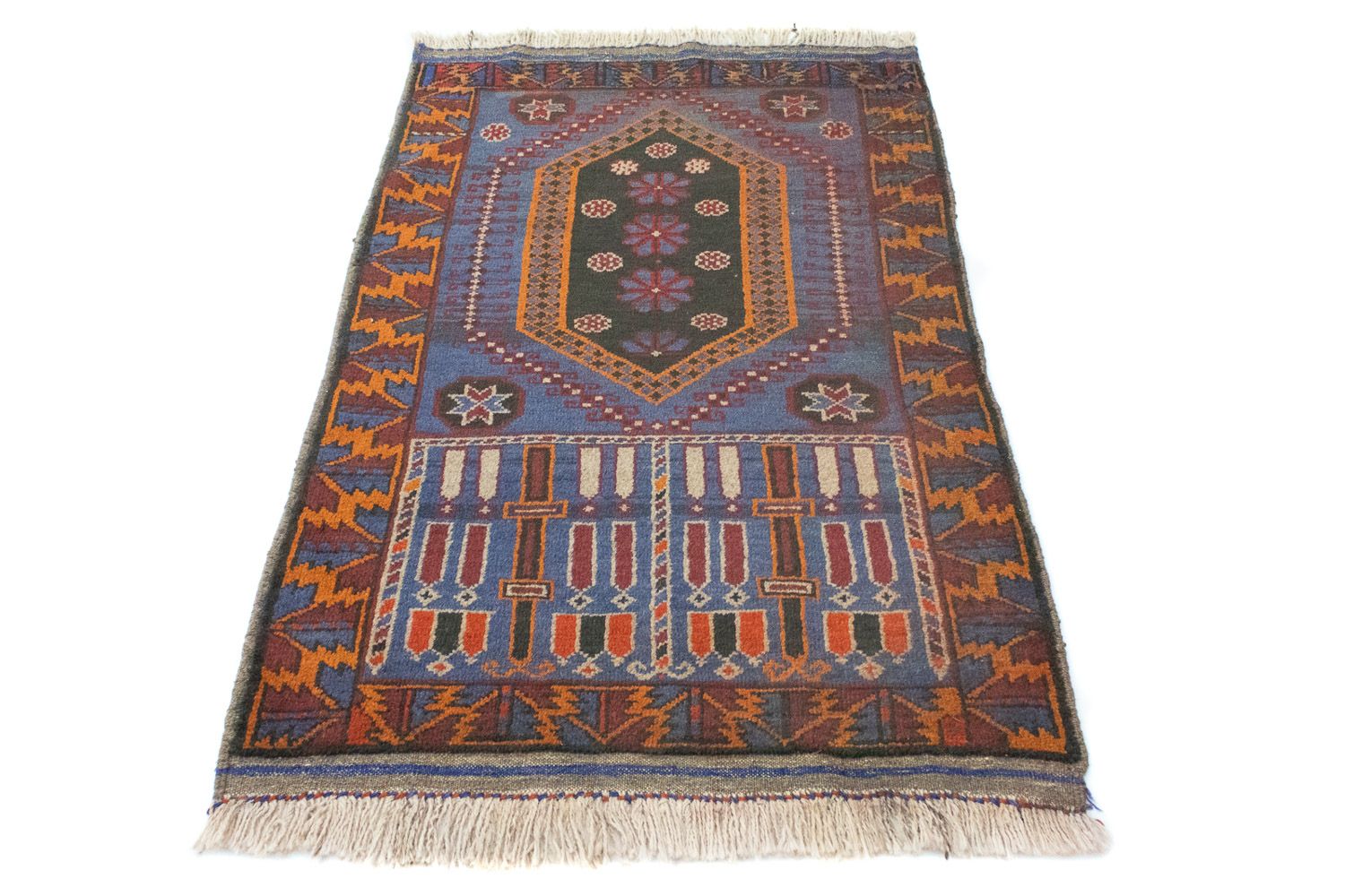 Tappeto Belutsch - 134 x 81 cm - blu