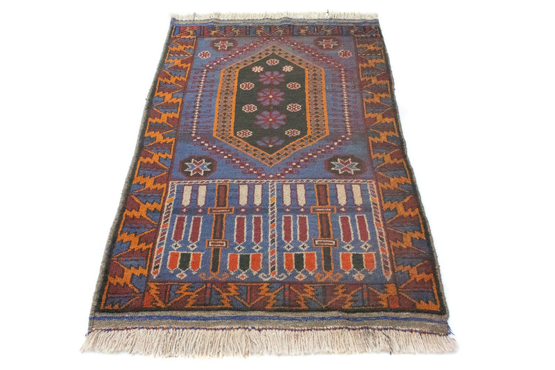 Tappeto Belutsch - 134 x 81 cm - blu