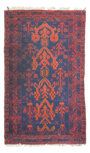 Tappeto Belutsch - 143 x 85 cm - blu