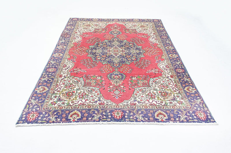 Tappeto Persero - Tabriz - 287 x 185 cm - rosso