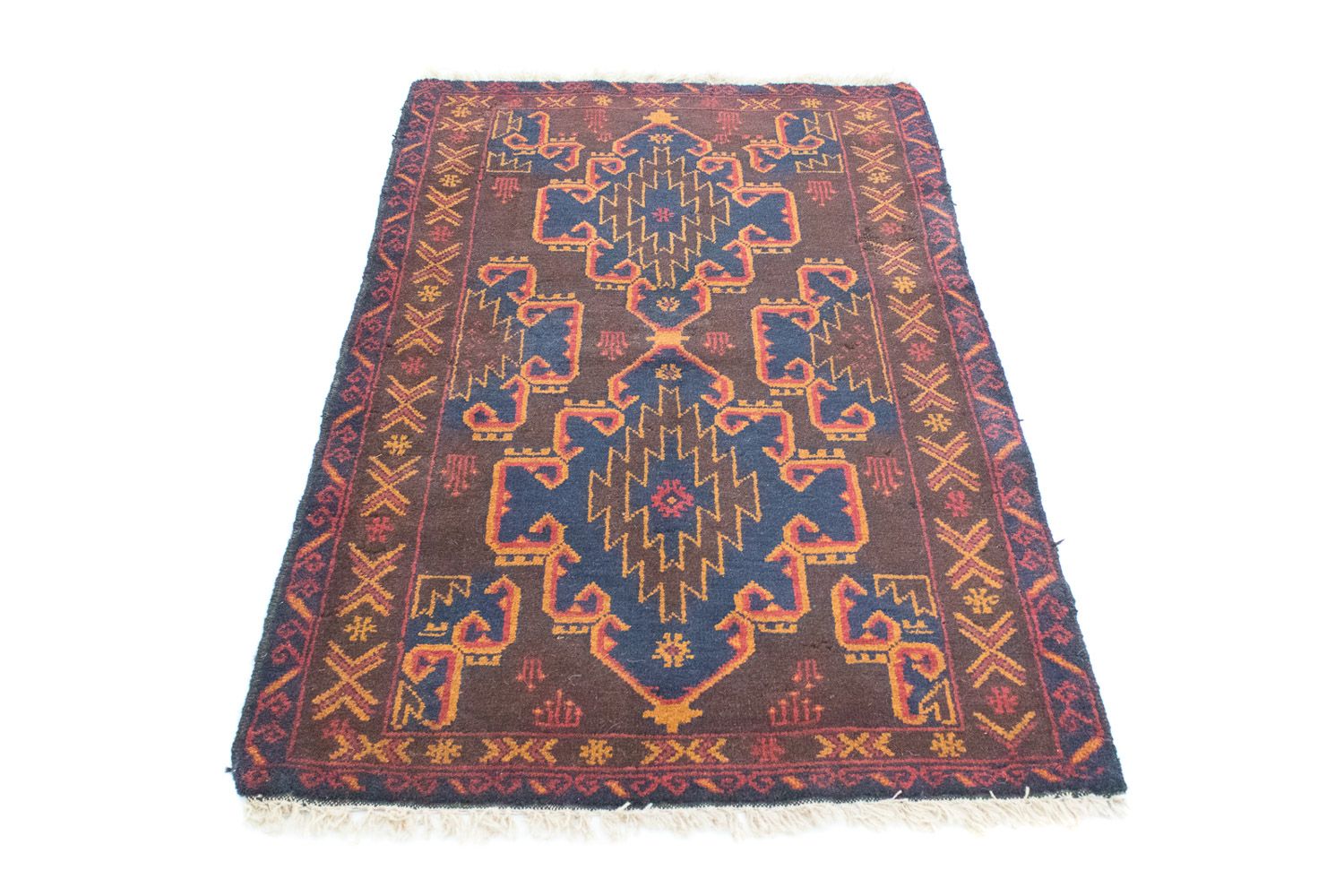 Tappeto Belutsch - 131 x 87 cm - marrone