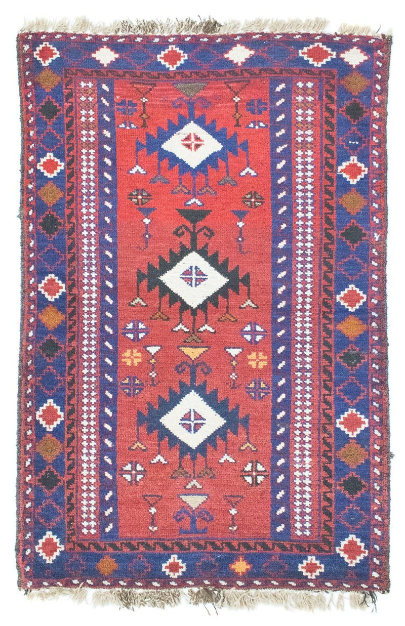 Tappeto Belutsch - 128 x 77 cm - rosso