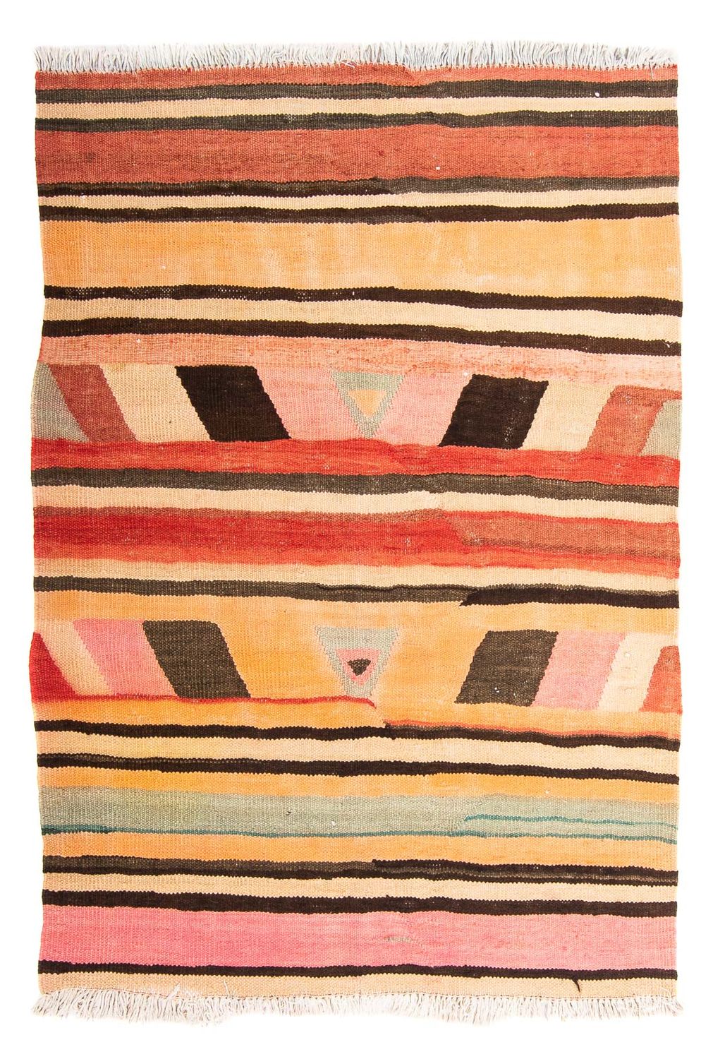 Tappeto Kelim - Vecchio - 150 x 116 cm - multicolore