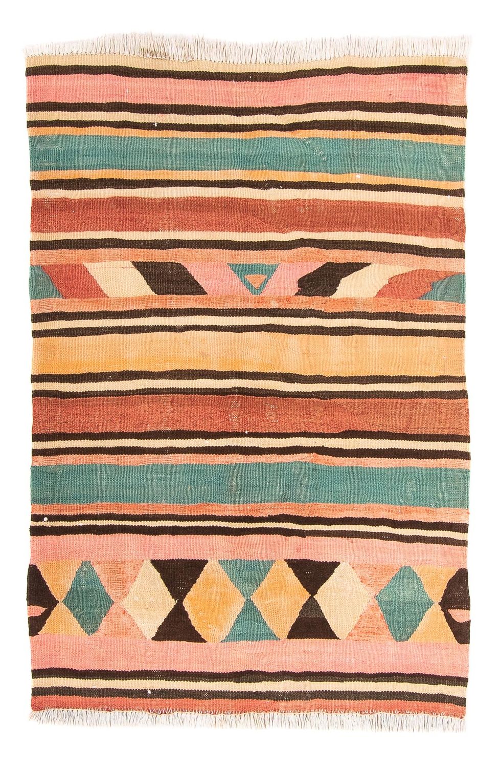 Tappeto Kelim - Vecchio - 160 x 120 cm - multicolore