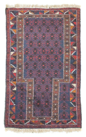 Tappeto Belutsch - 130 x 79 cm - blu