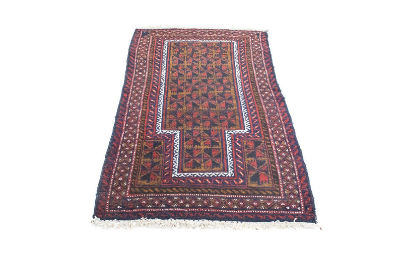 Tappeto Belutsch - 136 x 83 cm - marrone