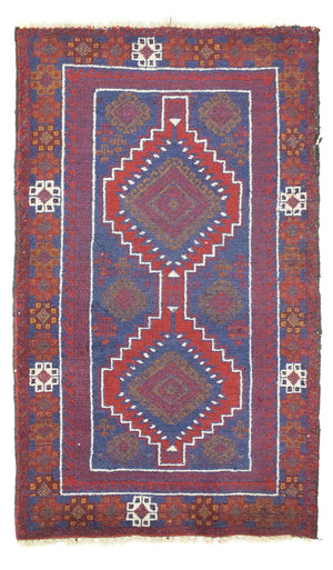 Tappeto Belutsch - 138 x 79 cm - rosso