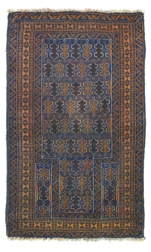 Tappeto Belutsch - 138 x 81 cm - blu