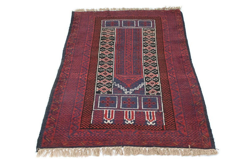 Tappeto Belutsch - 131 x 85 cm - rosso