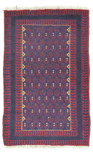 Tappeto Belutsch - 131 x 81 cm - blu