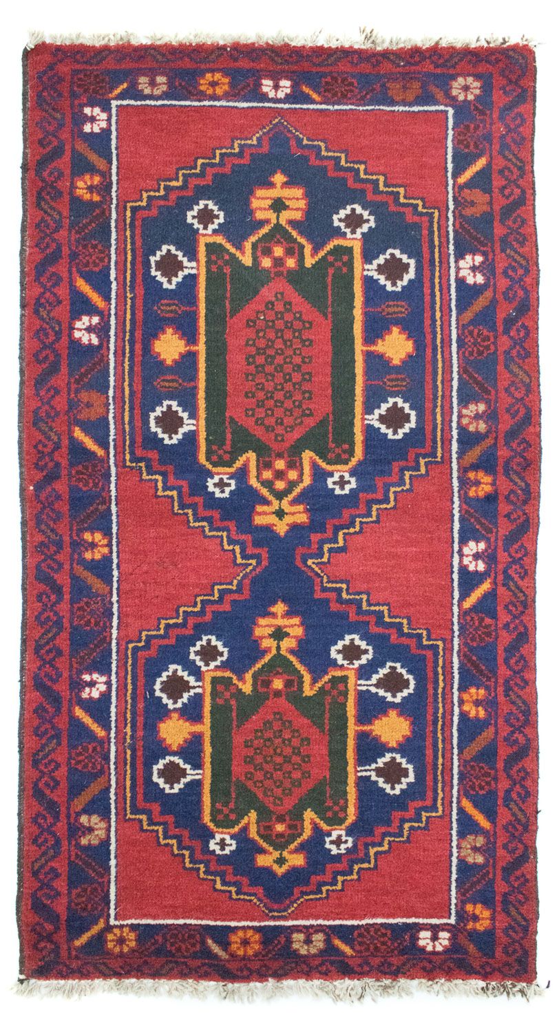 Tappeto Belutsch - 140 x 75 cm - rosso