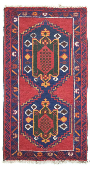 Tappeto Belutsch - 140 x 75 cm - rosso