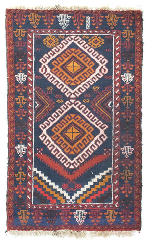Tappeto Belutsch - 130 x 76 cm - blu