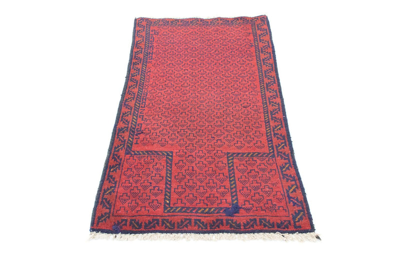 Tappeto Belutsch - 129 x 75 cm - rosso