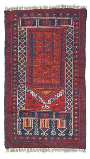 Tappeto Belutsch - 125 x 73 cm - marrone