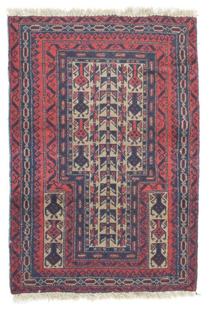 Tappeto Belutsch - 121 x 81 cm - rosso