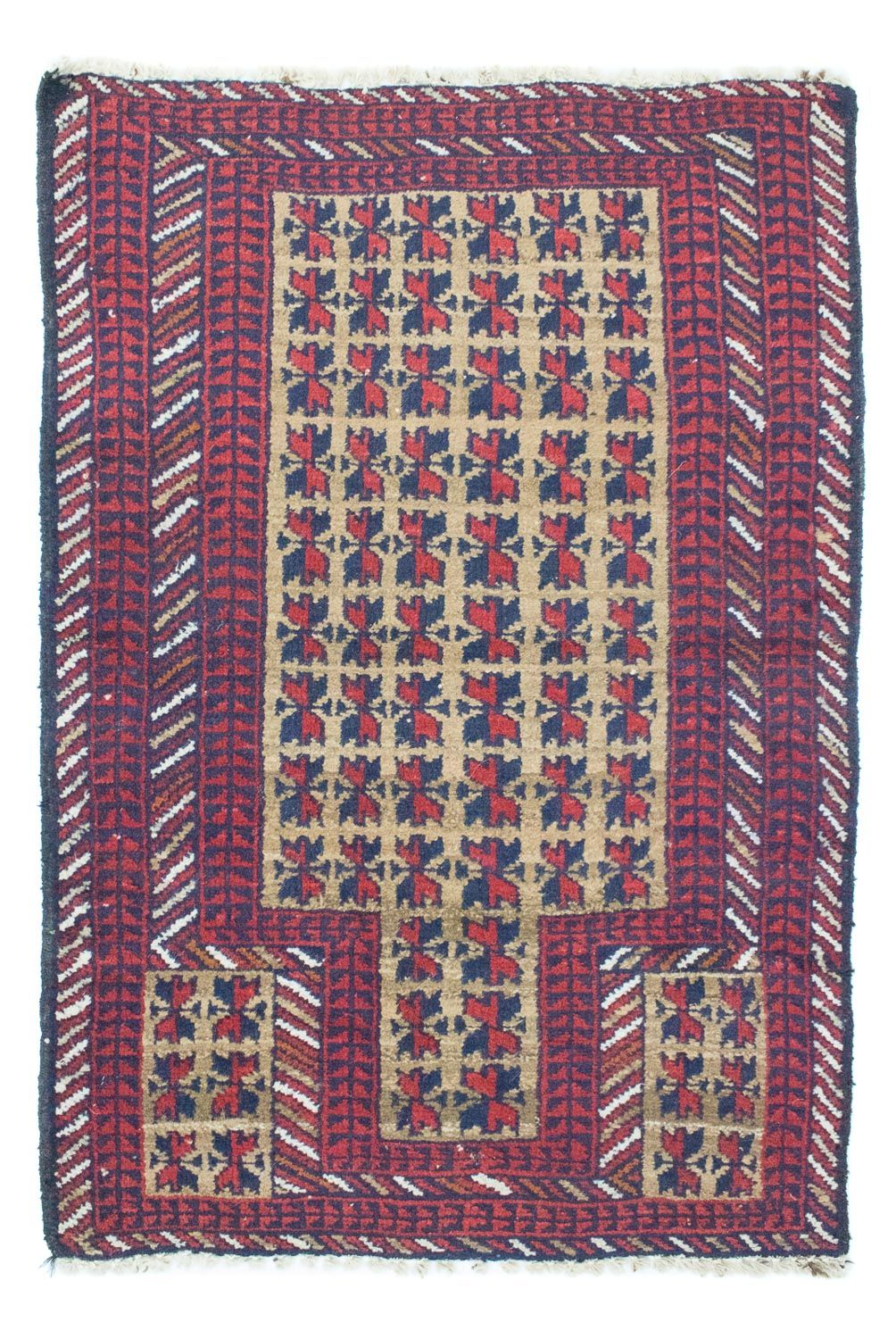 Tappeto Belutsch - 117 x 74 cm - rosso