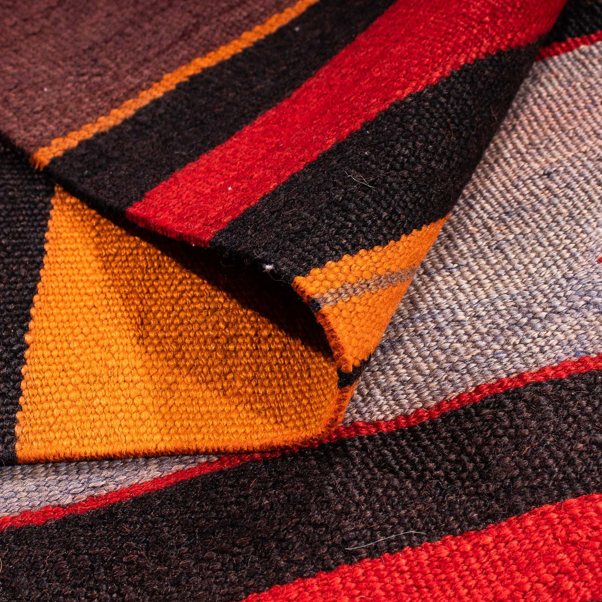 Tappeto Kelim - Vecchio quadrato  - 145 x 140 cm - multicolore