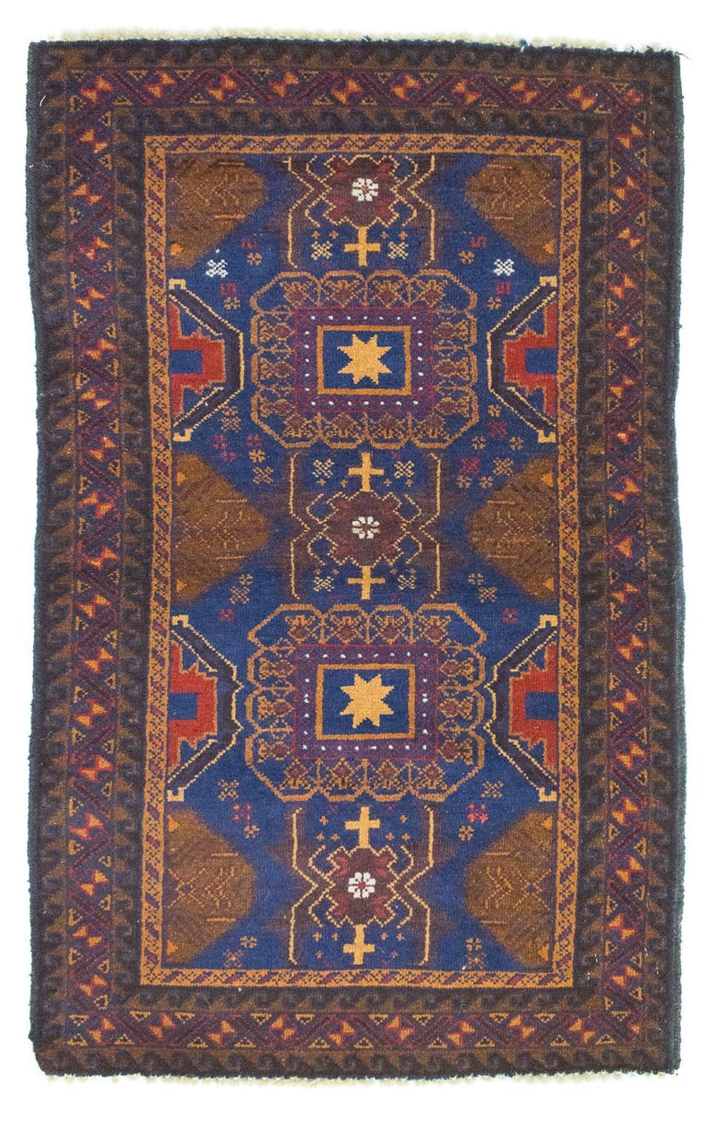 Tappeto Belutsch - 137 x 81 cm - blu