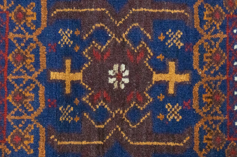 Tappeto Belutsch - 137 x 81 cm - blu