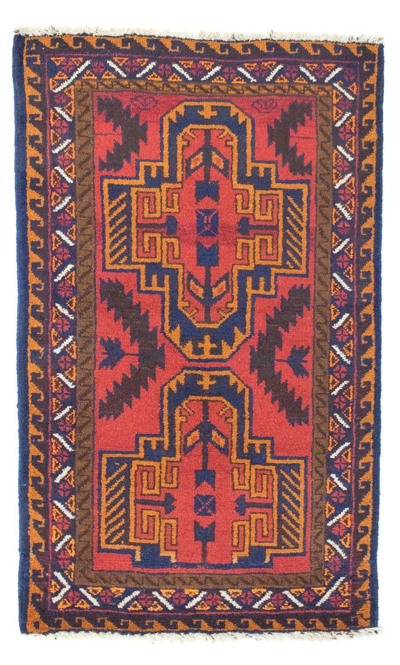 Tappeto Belutsch - 134 x 75 cm - rosso