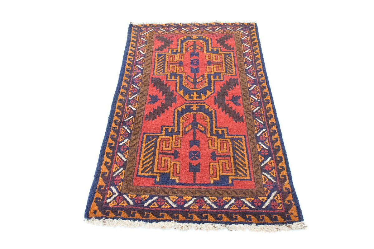Tappeto Belutsch - 134 x 75 cm - rosso