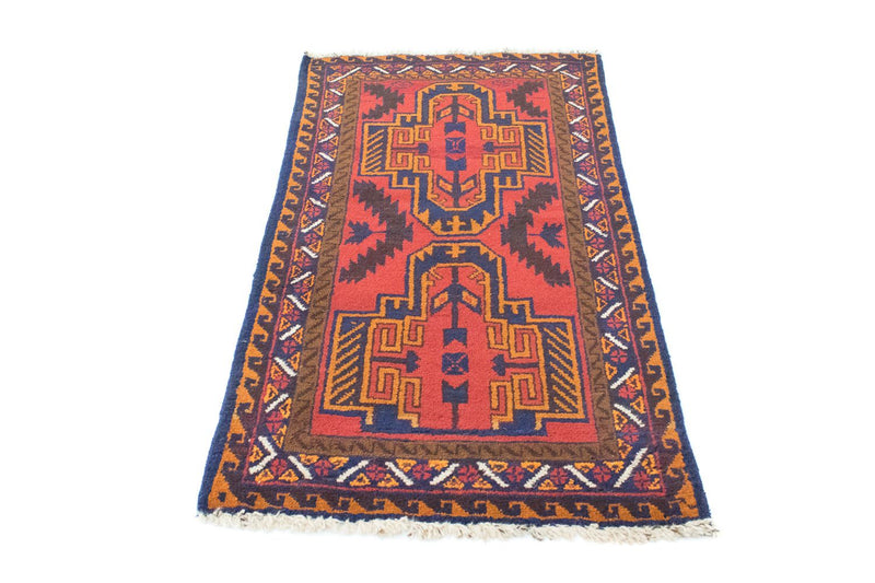 Tappeto Belutsch - 134 x 75 cm - rosso