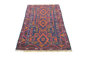 Tappeto Belutsch - 135 x 81 cm - blu