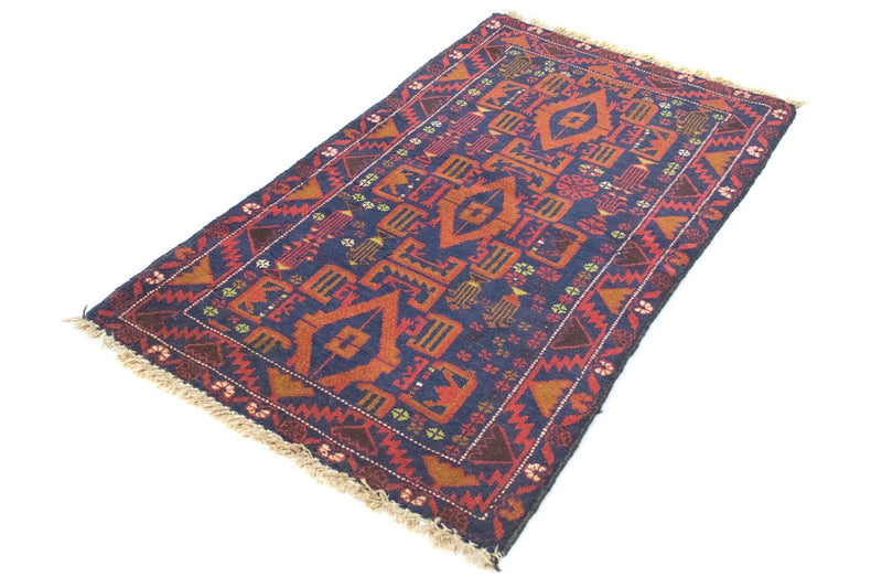 Tappeto Belutsch - 135 x 81 cm - blu