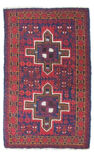 Tappeto Belutsch - 124 x 76 cm - blu