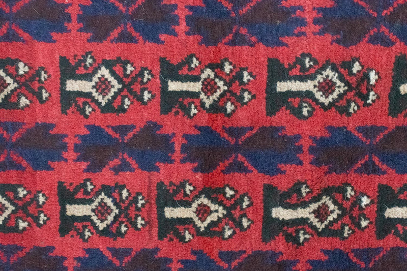 Tappeto Belutsch - 126 x 73 cm - rosso