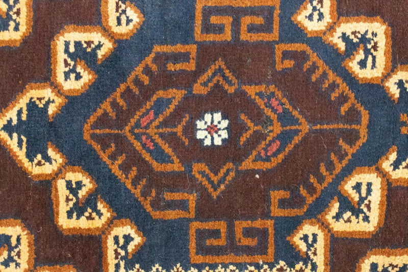 Tappeto Belutsch - 132 x 85 cm - marrone