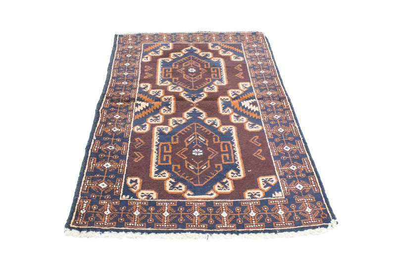 Tappeto Belutsch - 132 x 85 cm - marrone