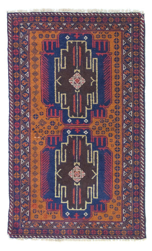 Tappeto Belutsch - 139 x 80 cm - arancione