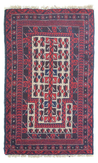 Tappeto Belutsch - 125 x 74 cm - rosso
