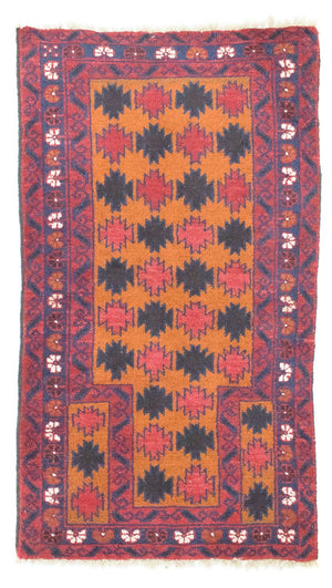 Tappeto Belutsch - 126 x 77 cm - arancione