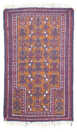 Tappeto Belutsch - 138 x 85 cm - arancione