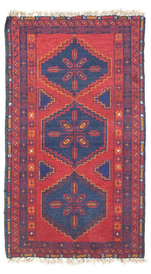 Tappeto Belutsch - 131 x 78 cm - rosso