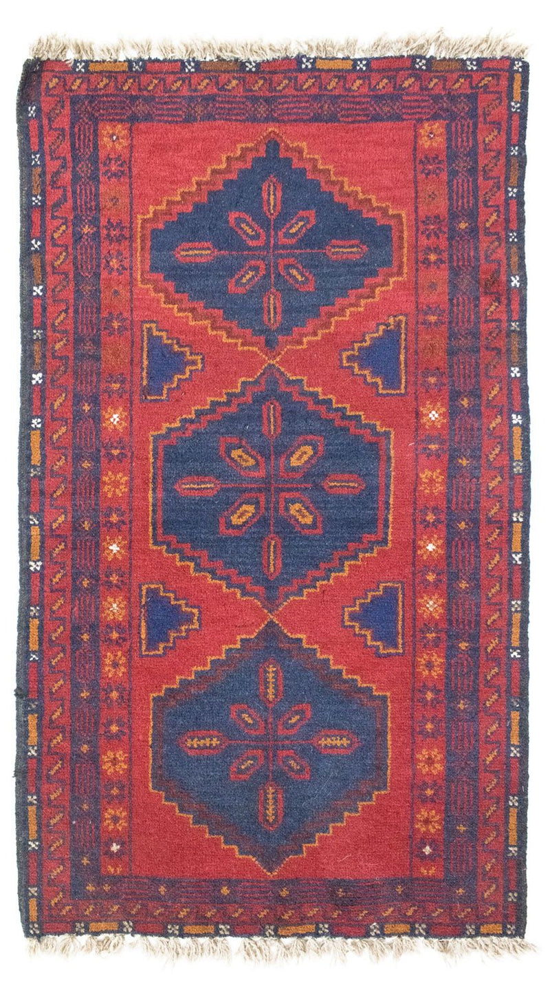 Tappeto Belutsch - 131 x 78 cm - rosso
