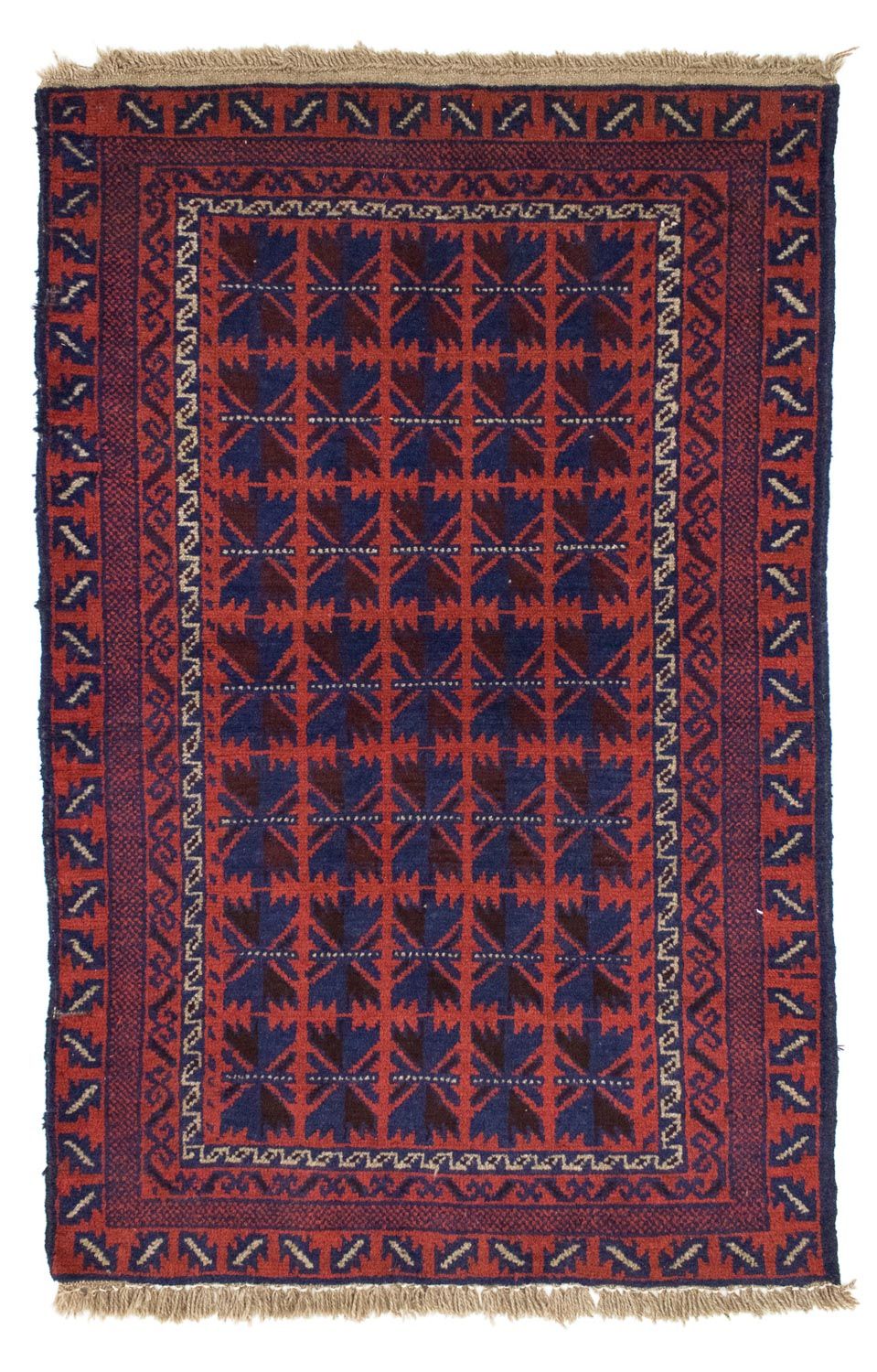 Tappeto Belutsch - 137 x 84 cm - blu