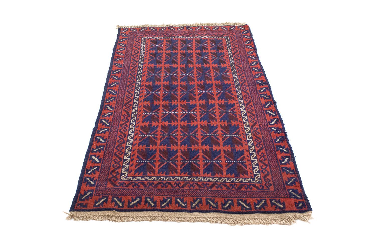 Tappeto Belutsch - 137 x 84 cm - blu