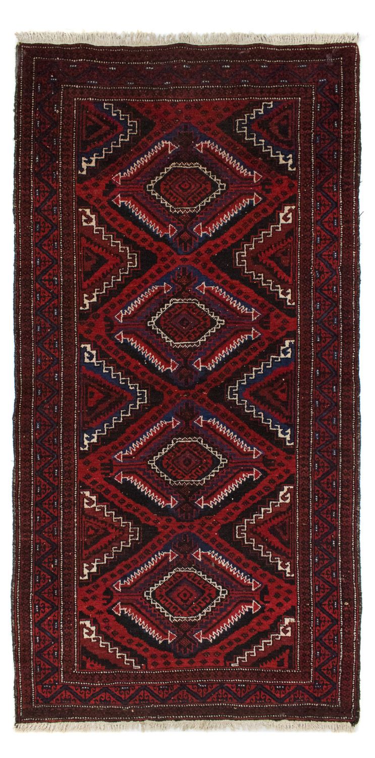 Tappeto Belutsch - 167 x 100 cm - rosso