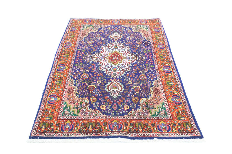 Tappeto Persero - Tabriz - 160 x 105 cm - blu