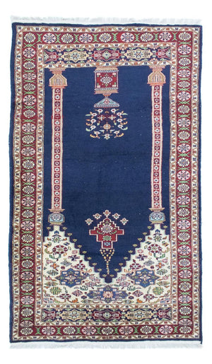 Tappeto Turkaman - 167 x 100 cm - blu