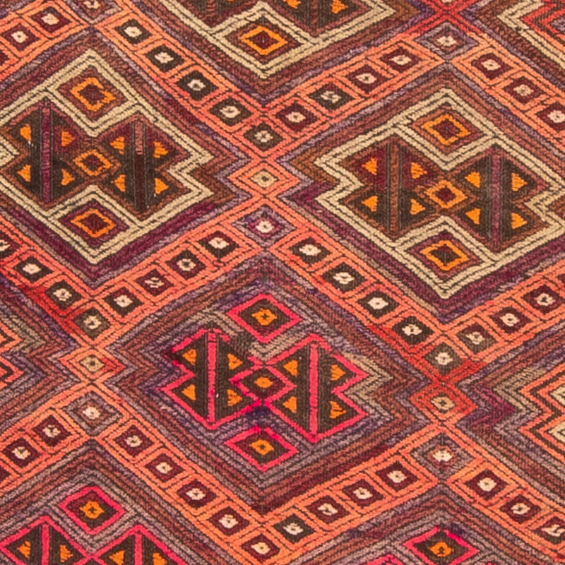 Tappeto corsia Tappeto Kelim - Vecchio - 400 x 75 cm - multicolore