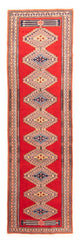 Tappeto corsia Tappeto Pakistani - 285 x 79 cm - rosso